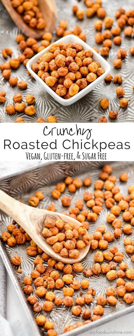 CRUNCHY ROASTED CHICKPEAS #crunchy #roasted #chickpeas #vegan #glutenfree #sugarfree #healthysnack #healthyfood #healthyrecipes #snackrecipes CRUNCHY ROASTED CHICKPEAS #crunchy #roasted #chickpeas #vegan #glutenfree #sugarfree #healthysnack #healthyfood #healthyrecipes #snackrecipes