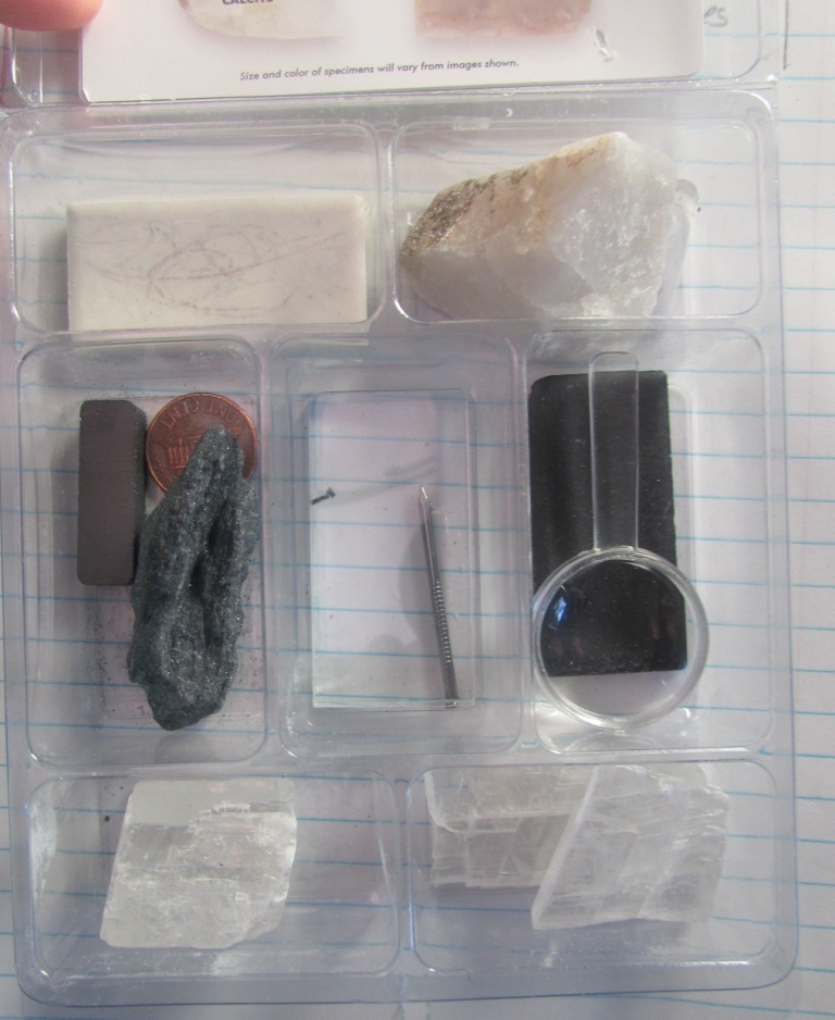 Fleur de Lis Homeschool Blog Mineral Test Hardness Experiments Tied it