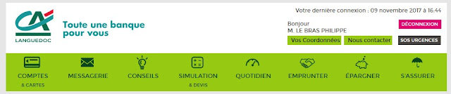 bug credit agricole virements déconnexion du compte intempestive