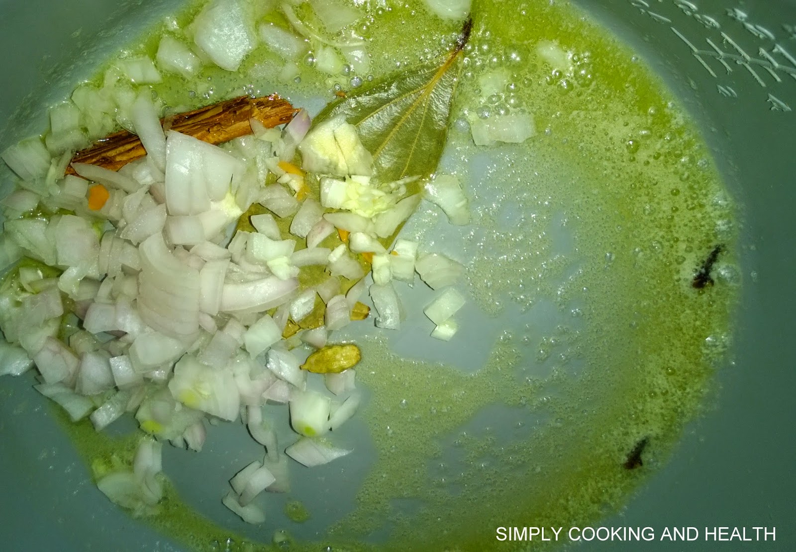 Simply Cooking and Health Easy Mixed vegetable rice with coconut milk