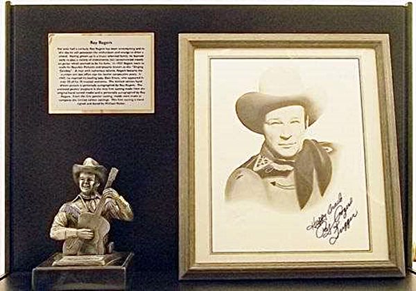 Kari & Larry Sales: ROY ROGERS Signed 1/1 Michael Ricker AP Pewter Bust ...