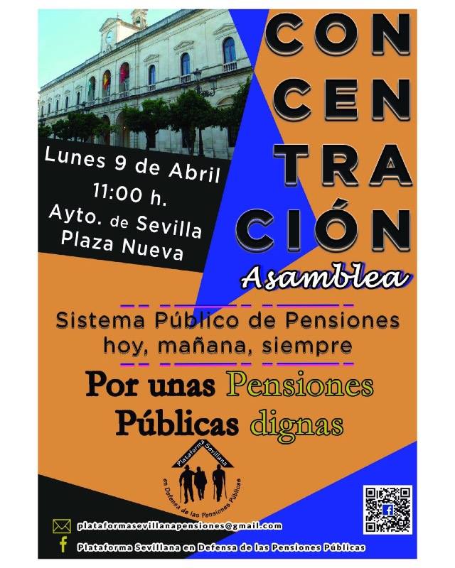 CONCENTRACIÓN-Asamblea "Por unas Pensiones Públicas dignas"