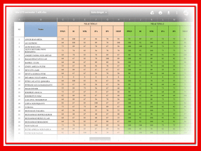  aplikasi dengan format excel Xlsm dan Xlsx yang disimpan dalam satu  Aplikasi Raport UTS KTSP  Format Xlsm dan Kurikulum 2013 Format Xlsx