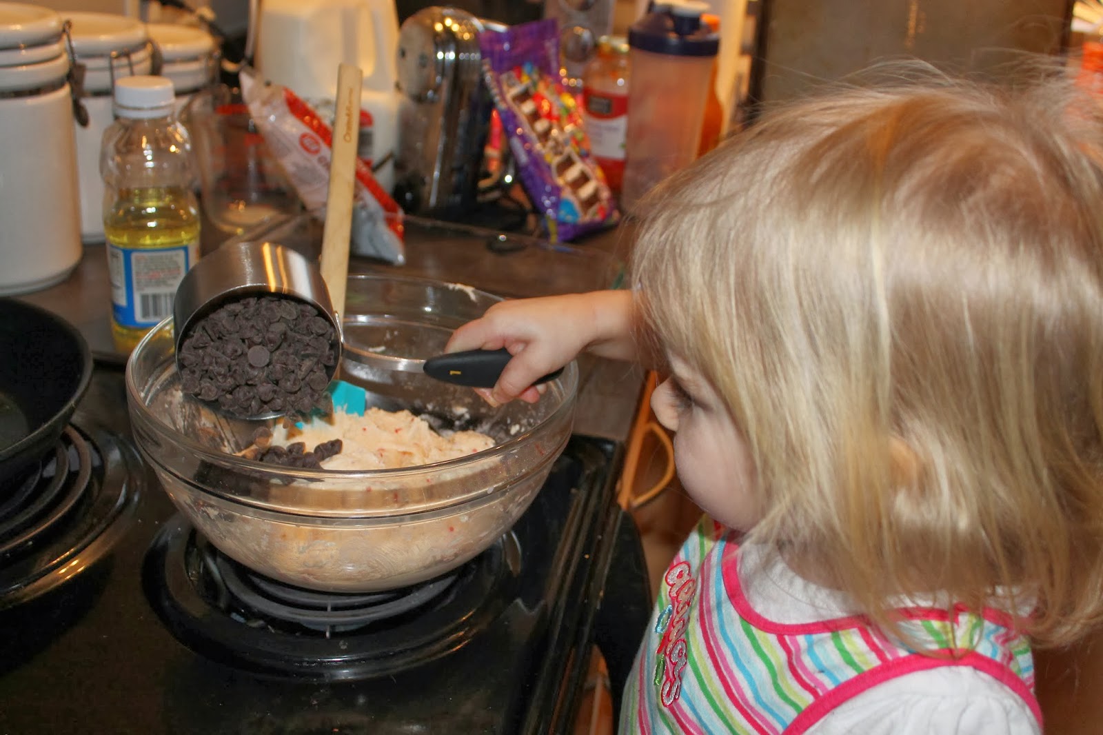 Stay At Home Baker Chocolate Chip M&M Cake Batter Bars