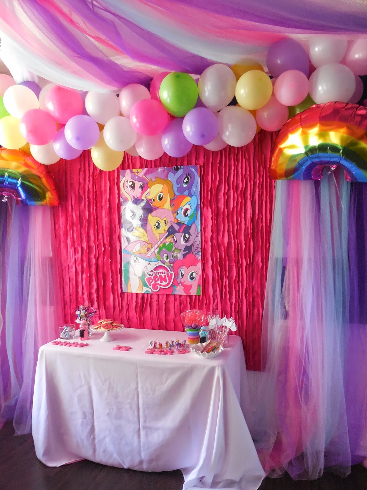 Raising them UP right My little pony party 