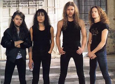 Metallica Foto de Metallica en sus inicios