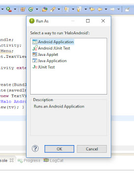 Tutorial Android - Membuat Hello Android.