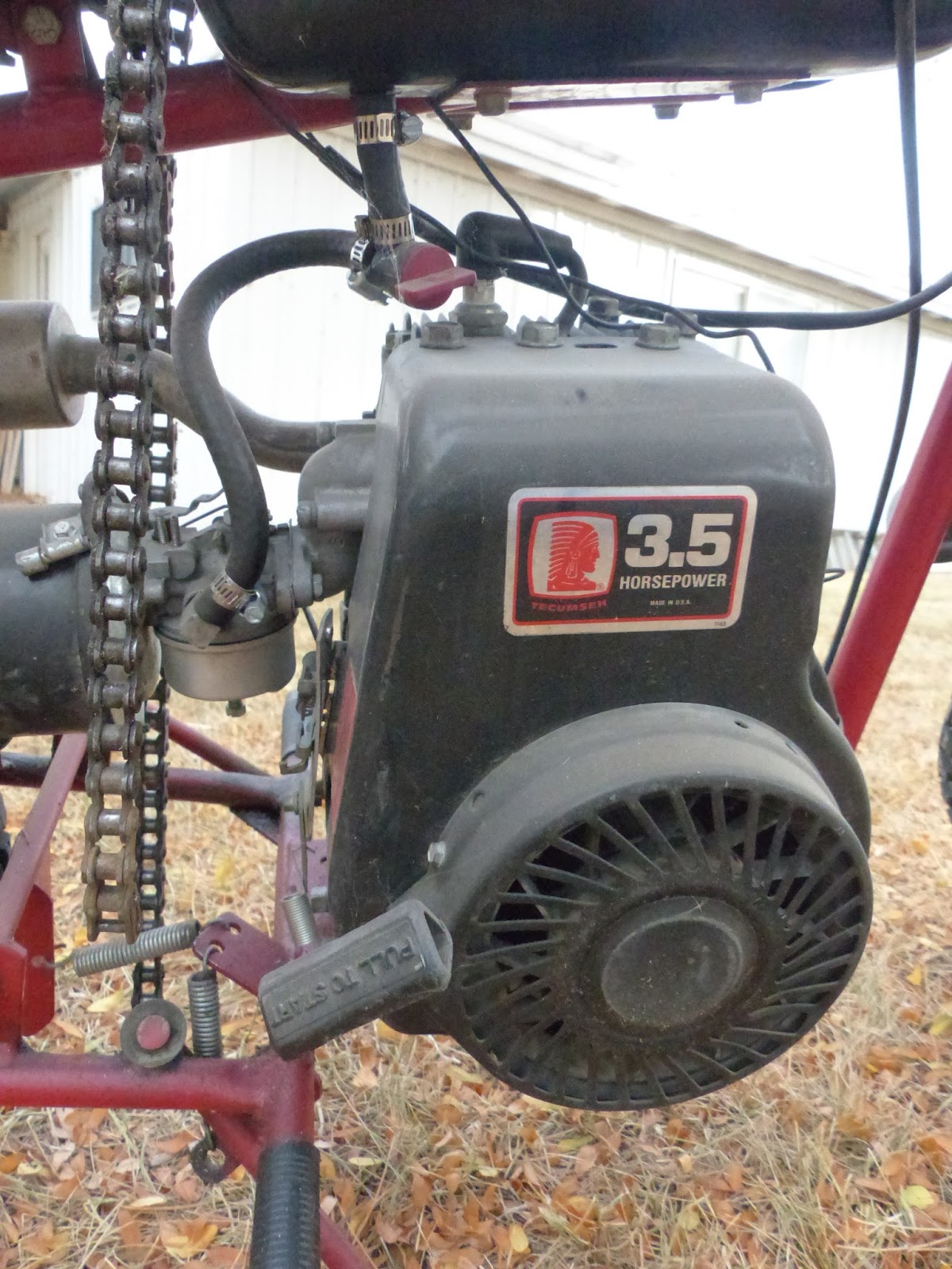 OldMotoDude: Manco mini-bike refurbished