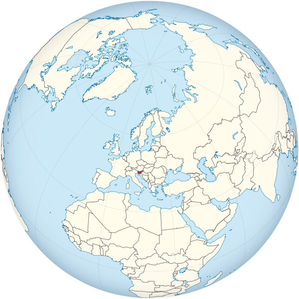 Letak negara Slovenia