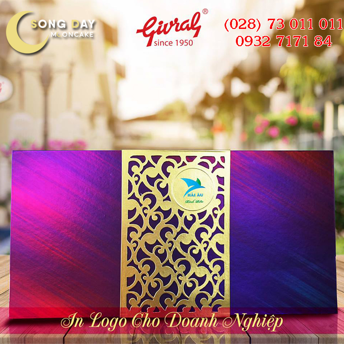 Mẫu in logo lên vỏ hộp 9 bánh 1
