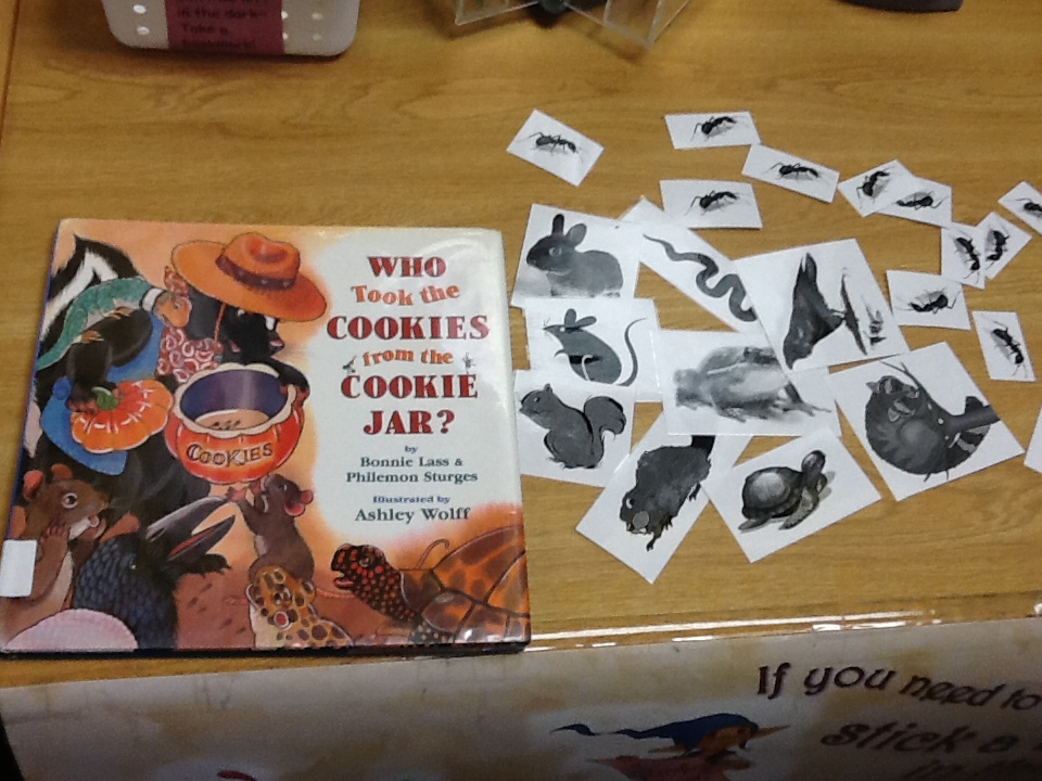 Library heros who took the cookies from the cookie jar pre k storytime