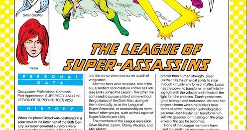 Seduced by the New...: DCU: League of Super-Assassins