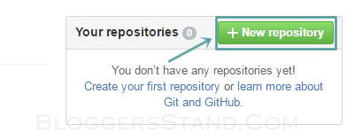 create new repository github create new repository github