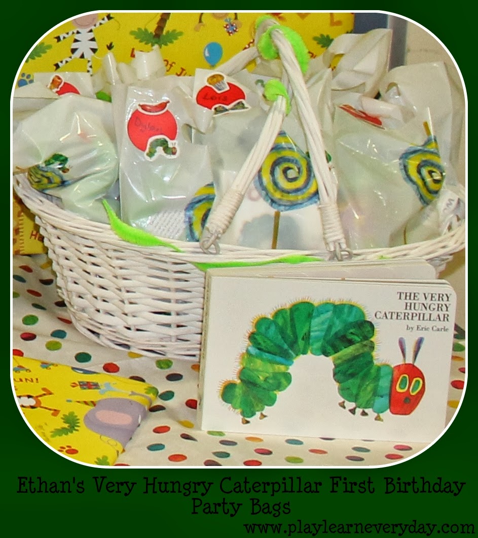 Ethan's Very Hungry Caterpillar First Birthday Party Play and Learn