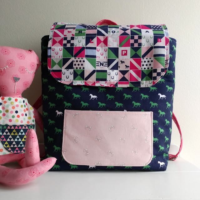 DIY Toddler Backpack Pattern Update, featured by top US sewing blog, Ameroonie Designs