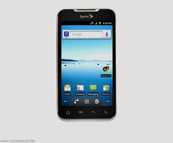 LG Viper 4G LTE LS840 Owner/User Manual for Sprint | Rerefence Quick Manual