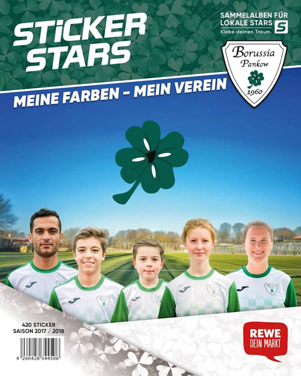 Football Cartophilic Info Exchange Sticker Stars Germany Borussia Pankow 1960 17 18