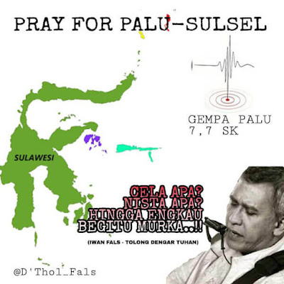 Gambar Kata Ucapan Duka Gempa di Kota Palu dan Donggala Sulawesi
