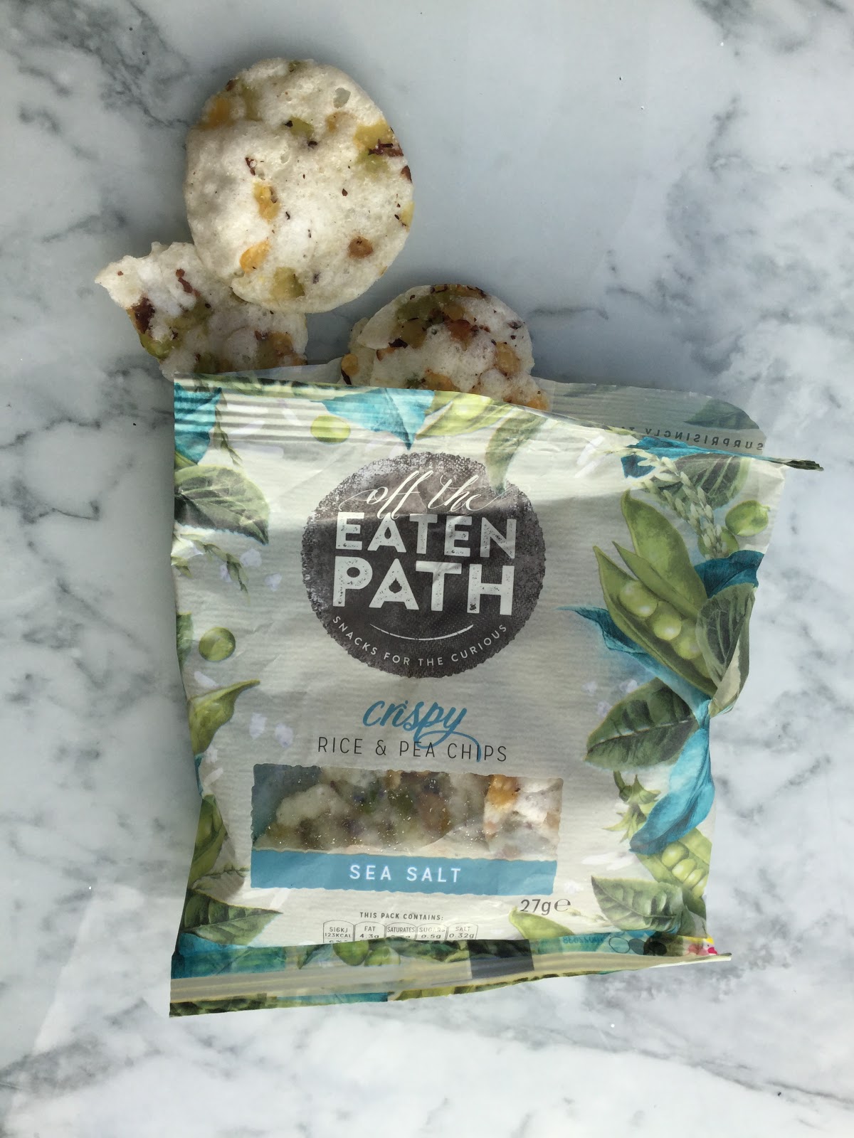 Sparkling Magpie Review Off The Eaten Path Rice and Pea Chips with Sea Salt