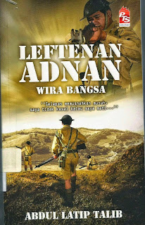 Cover Depan Novel Leftenan Adnan Wira Bangsa