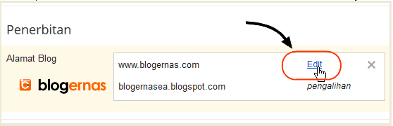 Cara Setting Domain Blog tanpa WWW Sekali Klik