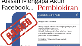 Alasan Akun Facebook Kena Banned dan Di Nonaktifkan