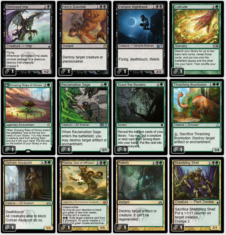 Magic the Gathering Adventures Ravnica Golgari Guild Kit expanded to Commander Jarad Part 2