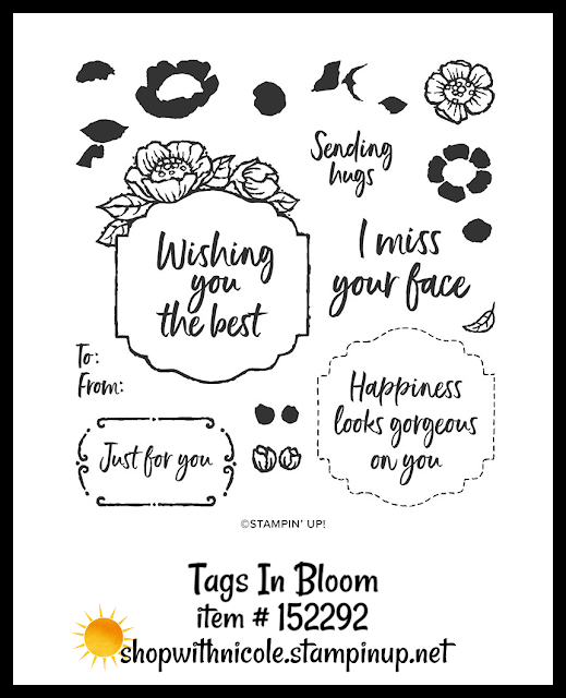 Tags In Bloom stamp set | item 152292 | Stampin' Up! Sale-A-Bration second release level 2 item Tags In Bloom stamp set | item 152292 | Stampin' Up! Sale-A-Bration second release level 2 item
