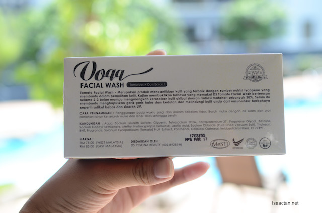 Certified, with complete information on the packaging