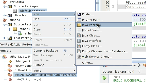 Penggunaan Text Field, Label, dan Button pada NetBeans IDE - LinuxSec
