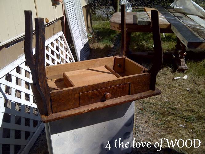 4 the love of wood SPRAY PAINTING A GUINEA PIG christine's table