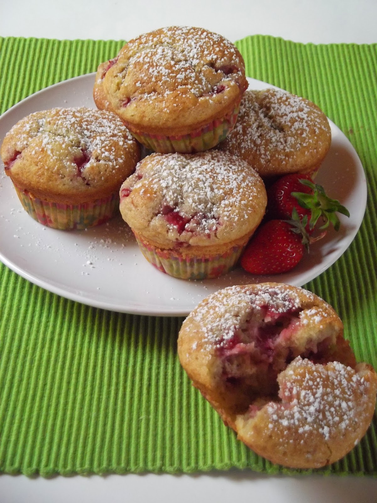 Linda`s Ofen: Erdbeermuffins