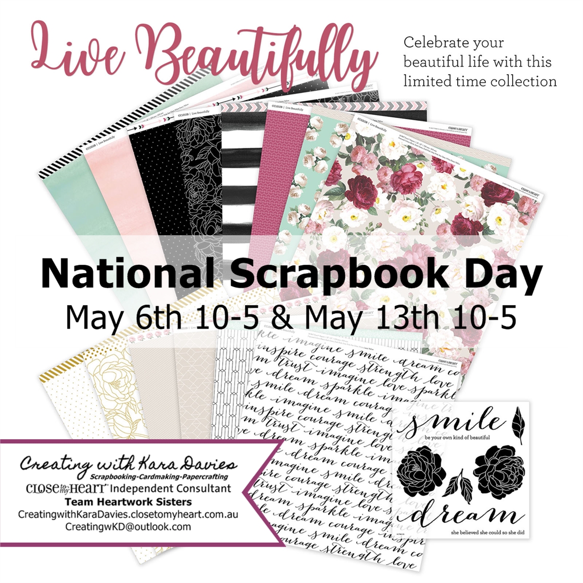 Creating with Kara Davies National Scrapbooking Month Preorders