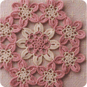 Tapete de Flores tejido a Crochet Tapete de Flores tejido a Crochet