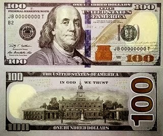 EEUU inundará el mercado con 3.400 millones de billetes de 100 dólares con nuevos puntos de segurid