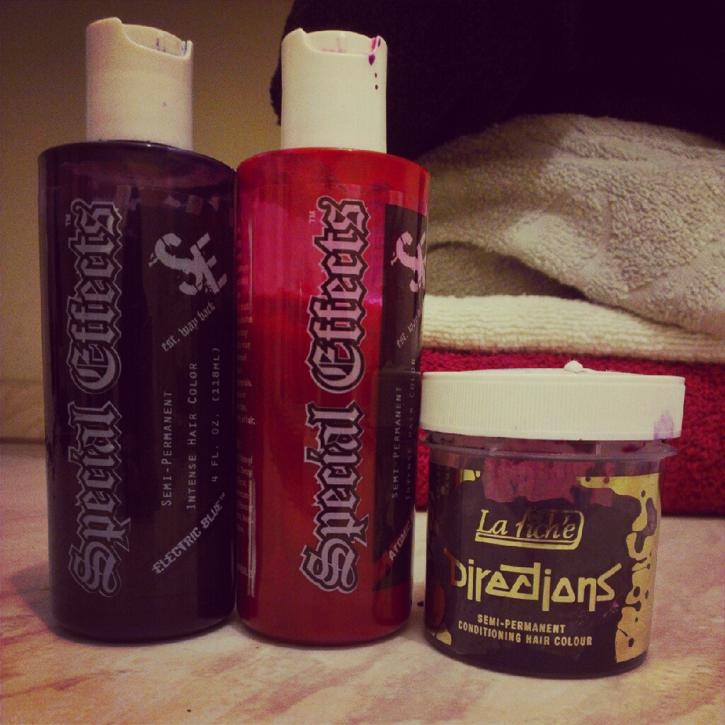 Special Effects Hair Dye Electric Blue