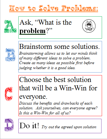 Abc Problem Solving Worksheet – ABC Model – LFMP