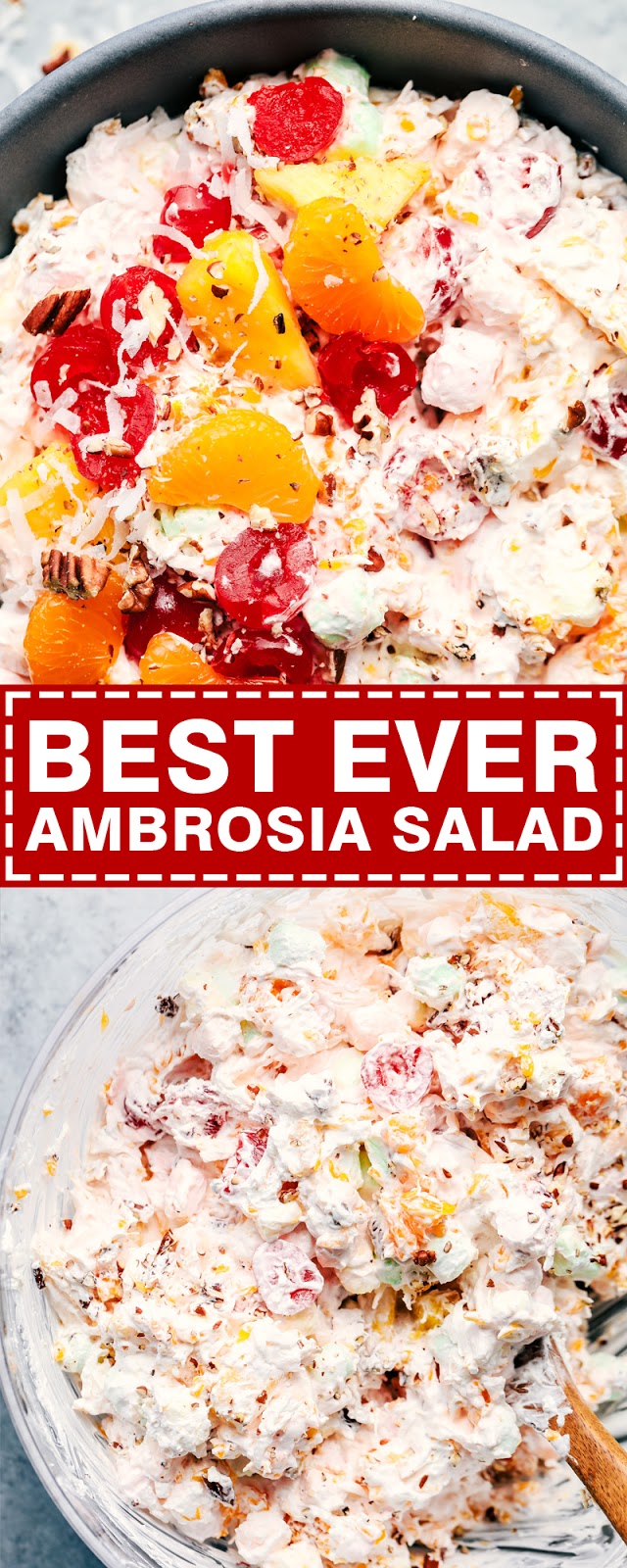 BEST EVER AMBROSIA SALAD - Food Fun Kitchen