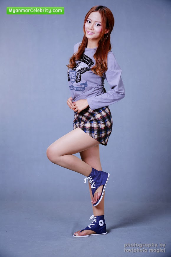 Elegant Teenage Burmese Model Girl, Shwe Yi Thone Thone Myanmar