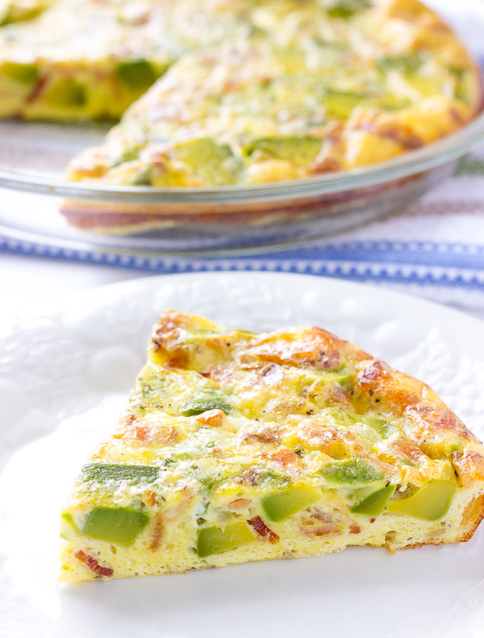 AVOCADO BACON CRUSTLESS QUICHE RECIPE Yumm Cooking