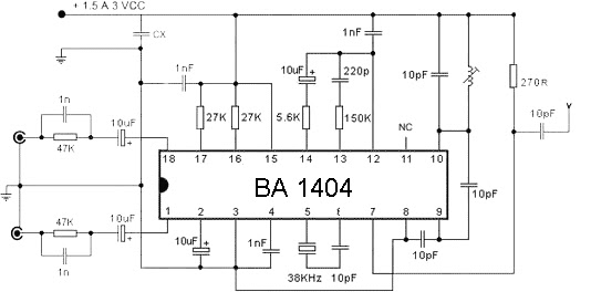 Fm2819 схема включения