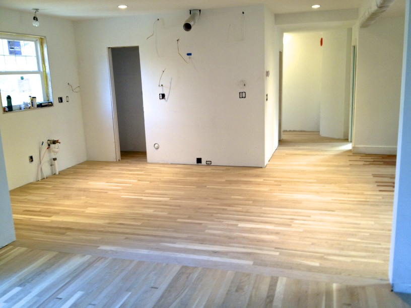 SoPo Cottage: Mixing Old and New Hardwood Floors