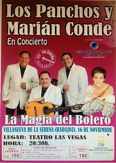 Concierto: Los Panchos y Marián Conde