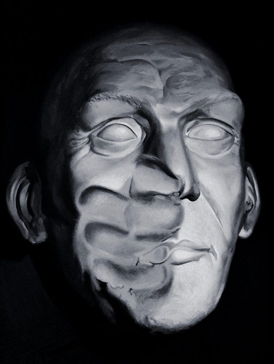 Ben Howe arte pinturas hiper-realistas surreais sombrias retratos twisted preto e branco sonhos onírico terror