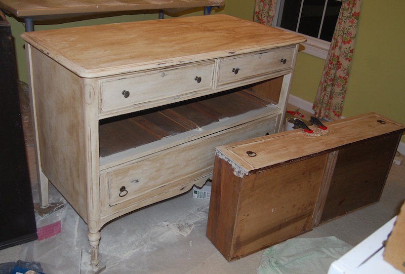 Restored to Beautiful Antique Dictionary Dresser