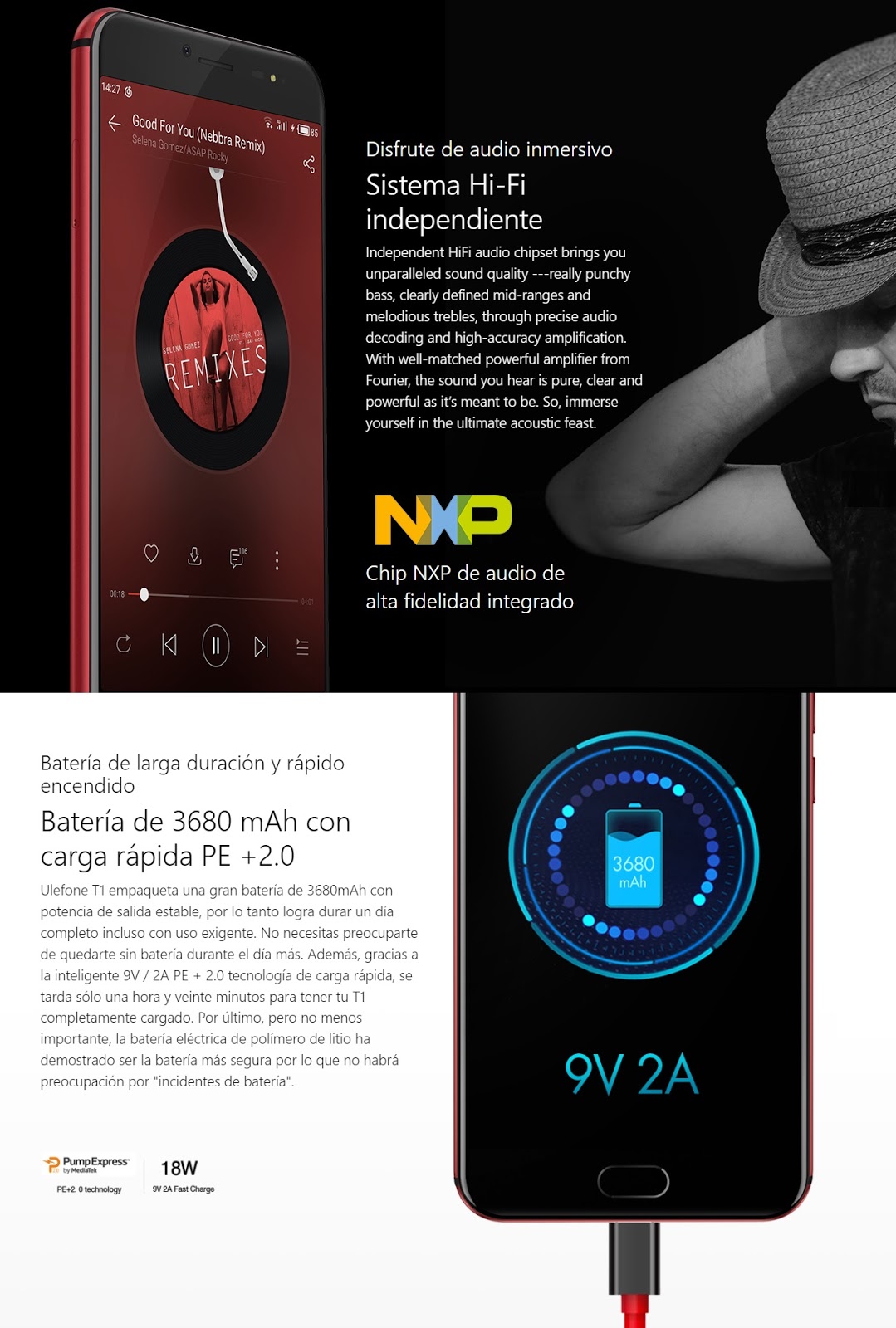 celular smartphone ulefon T1 6 gb ram 64 gb rom helio p25 octa core huella dactilar 16 mpx celular smartphone ulefon T1 6 gb ram 64 gb rom helio p25 octa core huella dactilar 16 mpx