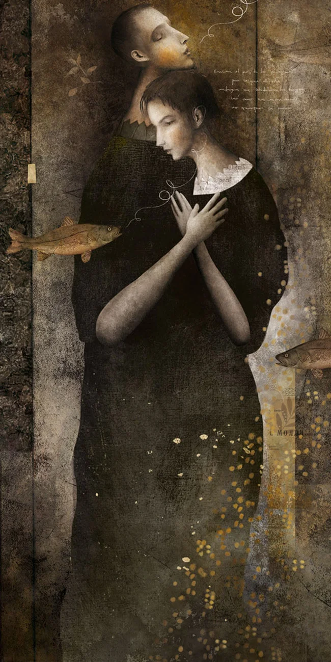 Gabriel Pacheco 1973 - Mexican Surrealist Visionary painter