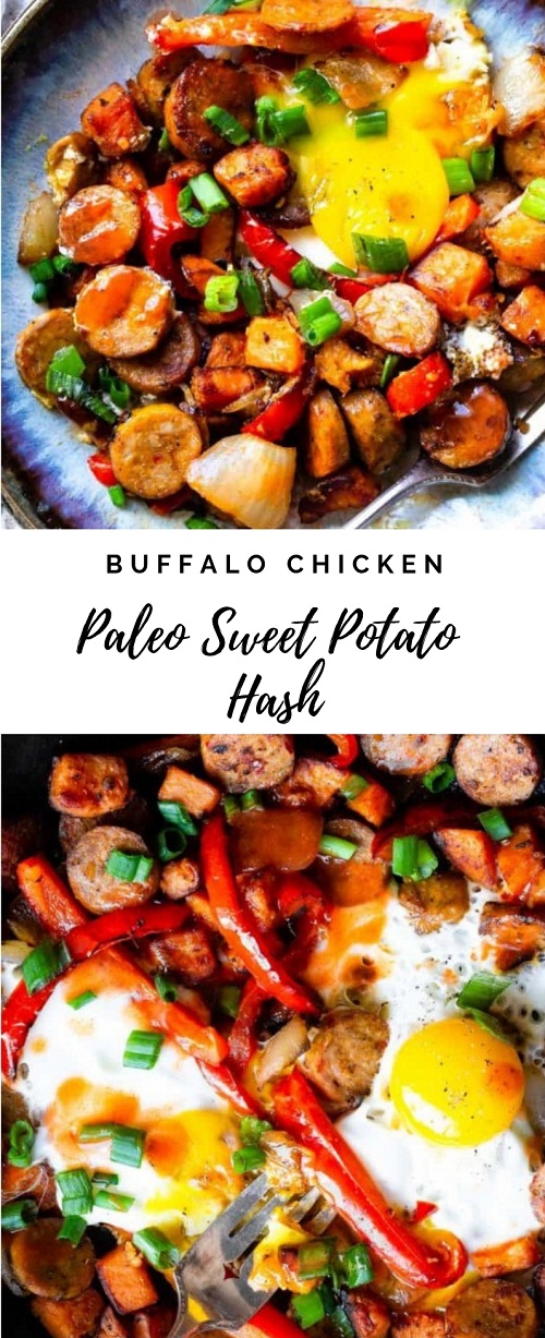 Buffalo Chicken Paleo Sweet Potato Hash Buffalo Chicken Paleo Sweet Potato Hash