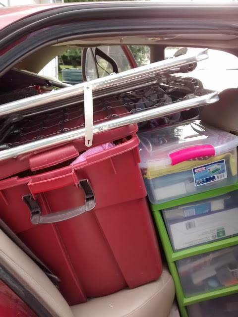 Packed for relocation to El Paso, Texas. August 2016.
