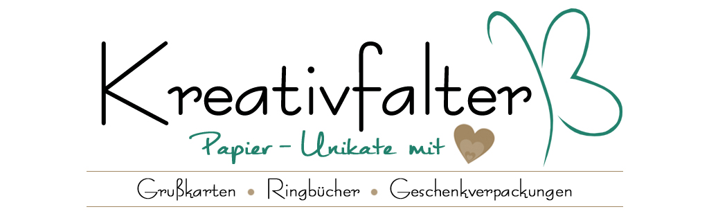 Kreativfalter / Papier - Unikate mit Herz